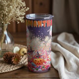 Personalized Halloween Tumbler, Spooky Name Tumbler, Halloween Candy Design Tumbler, Custom Halloween Tumbler, Tumbler with Personalized thumbnail 5