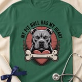 My Pit Bull Has My Heart Tee | Pit Bull Lover Shirt | Pittie Mom Gift | Dog Lover Apparel thumbnail 10