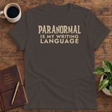 Paranormal Is My Writing Language Softstyle Tee thumbnail 2
