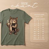 Grumpy Werewolf Coffee Cat Tee thumbnail 14