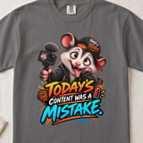 Content Was A Mistake Parker the Possum Tee thumbnail 15