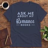 Ask Me About My Romance Books Softstyle Tee thumbnail 7