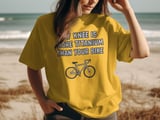 Knee Surgery T-Shirt, Titanium Knee, Funny Recovery Gift, Cyclist Tee, Cycling Humor, Post Surgery Tee, Bike Lover Gift, Cycling Fan Apparel thumbnail 3