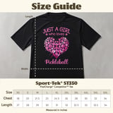 Pickleball Sport-Tek Performance Tee, Just a Girl Who Loves Pickleball, Court Apparel thumbnail 11