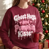 Ghost Hugs and Pumpkin Kisses Tee thumbnail 12