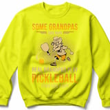Pickleball Gildan Crewneck Sweatshirt, Some Grandpas Take Naps Real Grandpas Play Pickleball (Then Take a Nap), Court Warm Up thumbnail 10