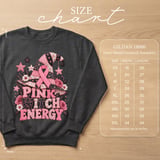 Faux Patchwork Pink Witch Energy Tee thumbnail 22