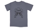 Outlaw Spirit: Western Revolvers T-Shirt thumbnail 2