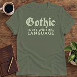 Gothic Is My Writing Language Softstyle Tee thumbnail 8