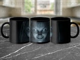 Haunted Ghost Face Mug Wrap PNG, Spooky Scary Woman Digital Design for 11oz 15oz Sublimation Mug, Horror thumbnail 7