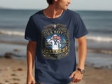 U.S. Navy Sailor T-Shirt, Patriotic American Military Veteran Gift, Honor Courage Commitment Naval Force Tee, Proud Service Member Apparel thumbnail 4