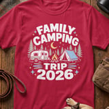 Family Camping Trip 2026 T-Shirt thumbnail 4