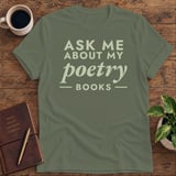 Ask Me About My Poetry Books Softstyle Tee thumbnail 8