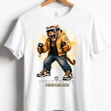 VR Tiger Gamer Shirt for Toddler, Funny Virtual Reality Gaming Tee, Kids Birthday Gift, Pixo League by Farron House thumbnail 8
