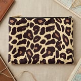 Chic Leopard Print Laptop Sleeve, Animal Print Accessory Pouch, Trendy Wild Jungle Pattern Tech Case thumbnail 10