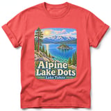 Alpine Lake Dots ~ Comfort Colors Premium Tee thumbnail 3