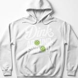Pickleball Gildan Fleece Hoodie, Dink Around & Find Out, Warm Pickleball Player Court Pullover thumbnail 7