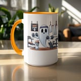 Halloween Mug, Boo Strong Ghost Gym Mug, Workout Ghost Coffee Cup, Halloween Gift, Funny Ghost Mug, Gym Humor Mug, Ghost Lover Gift thumbnail 9