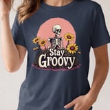 Stay Groovy Skeleton Tee thumbnail 3