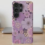 Vintage Lilac Floral MagSafe® Phone Case thumbnail 1