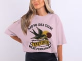 Tattoo Bird Rose T Shirt, Funny Tattoo Tee, Tattoo Day Shirts, Ink Lover Gift, Traditional Tattoo Art, Permanent Tattoo Joke thumbnail 2