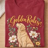 Golden Rules Golden Retriever Tee thumbnail 6