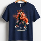 Fox Gamer Shirt for Boys, Funny Virtual Reality Gaming Tee, Kids Birthday Gift, Pixo League by Farron House thumbnail 5