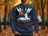 Dead Funny Ghost Stand Up T-Shirts, Halloween Comedy T-Shirts, Spooky T-Shirts, Funny Halloween, Ghost Humor, Halloween Apparel thumbnail 2