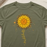 Pickleball Sport-Tek Performance Tee, Pickleball Sunflower Graphic, Moisture Wicking Court Apparel thumbnail 4