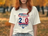 America 250th Birthday T-Shirt, Patriotic Quarter-Millennial July 4 1776 Celebration Tee, US History Gift thumbnail 4