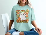 Pickleball Comfort Colors Shirt, Let's Dink Ghouls, Vintage Graphic Tee, Retro Halloween Ghost Dink Paddle Apparel thumbnail 12