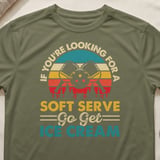 Pickleball Sport-Tek Performance Tee, If You're Looking For A Soft Serve Go Get Ice Cream, Court Apparel thumbnail 4