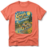 Gogh Roller Skate ~ Comfort Colors Premium Tee thumbnail 4