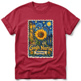Gogh Nurse ~ Comfort Colors Premium Tee thumbnail 2
