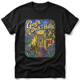 Gogh Deck the Halls ~ Comfort Colors Premium Tee thumbnail 1