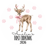 Baby Deer Christmas Ornament Digital thumbnail 4