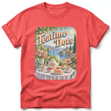 Teatime Dots ~ Comfort Colors Premium Tee thumbnail 3