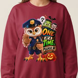Halloween Officer Hoot the Owl Sweatshirt thumbnail 12