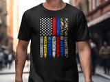 First Responder American Flag Tee thumbnail 2