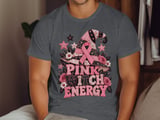 Faux Patchwork Pink Witch Energy Tee thumbnail 8