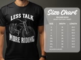Less Talk, More Riding | Cruiser Bike Shirt thumbnail 3