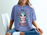 Virgo Axolotl Zodiac T-Shirt thumbnail 3