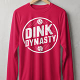 Pickleball Sport-Tek Long Sleeve Tee, Dink Dynasty, UV Sun Shield Shirt for Outdoor Open Play thumbnail 8