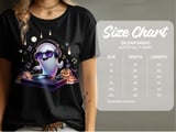 DJ Ghost T-Shirt, Halloween Party Tee, Spooky Season Music, Cute Ghost with Headphones, Turntable, Halloween Pumpkins T Shirt thumbnail 4