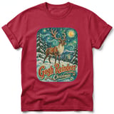 Gogh Reindeer ~ Comfort Colors Premium Tee thumbnail 2