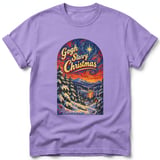 Gogh Starry Christmas ~ Comfort Colors Premium Tee thumbnail 6