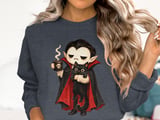 Vampire and Black Cat Coffee Tee or Sweatshirt thumbnail 13