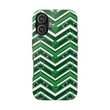 Football Tote Bag: Green Chevron, Sporty Phone Case, Repeating Pattern thumbnail 6