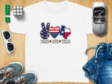 Peace Love Texas Tee thumbnail 9