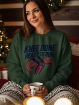 Knee Done Ready To Run T-Shirt: Knee Surgery Recovery, Post Operation Rehabilitation Apparel thumbnail 8
